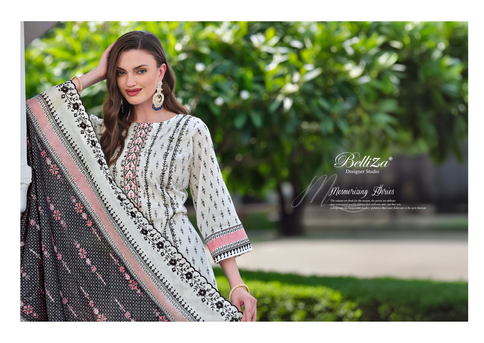 Zubiya By Belliza Digital Printed Pure Cotton Dress Material Wholesale Price In Surat